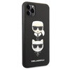 KARL LAGERFELD KLHCN65SAKICKCBK IPHONE 11 PRO MAX 6,5" CZARNY/BLACK HARDCASE SAFFIANO KARL&CHOUPETTE HEAD