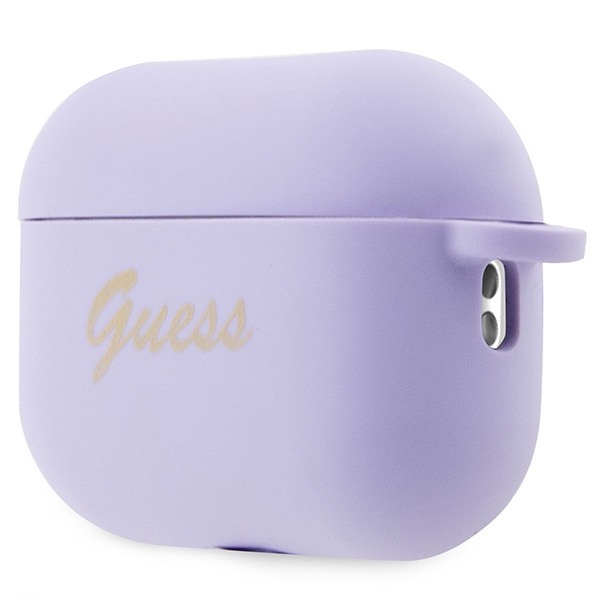 Guess GUAP2LSCHSU AirPods Pro 2 (2022/2023) cover purpurowy/purple Silicone Charm Heart Collection