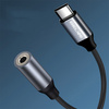 Beline Adapter USB-C/Jack 3,5mm szary/gray DAC Samsung/iPhone 15