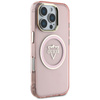 Etui Guess IML Metal Mountain Logo       MagSafe do iPhone 16 Pro Max różowy