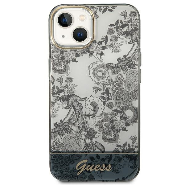 Guess GUHCP14MHGPLHG iPhone 14 Plus / 15 Plus 6.7" szary/grey hardcase Porcelain Collection