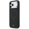 Etui Mercedes Plain Smooth Leather       MagSafe do iPhone 17 Pro Max czarny
