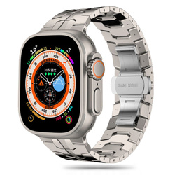 TECH-PROTECT STAINLESS LINE APPLE WATCH 4 / 5 / 6 / 7 / 8 / 9 / SE / ULTRA 1 / 2 (42 / 44 / 45 / 49 MM) TITANIUM