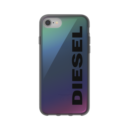 DIESEL SNAP CASE HOLOGRAPHIC WITH THE LOGO IPHONE 6/7/8/SE HOLOGRAPHIC/BLACK
