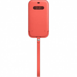 APPLE LEATHER SLEEVE MHYF3ZM/A CASE IPHONE 12 PRO MAX PINK CITRUS OPEN PACKAGE