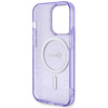 Guess GUHMP14XHCMCGU iPhone 14 Pro Max6.7" purpurowy/purple hardcase Glitter Gold MagSafe