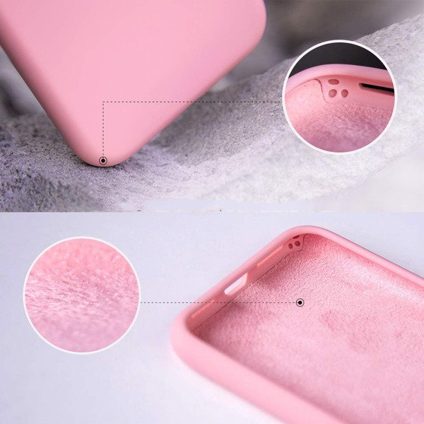 ETUI SILICONE CASE IPHONE XS MAX RÓŻOWY