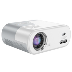 Projektor HD Ready Hoco z systemem Android Wi-Fi Bluetooth 720P DT2 biały