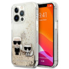 KARL LAGERFELD KLHCP13XGKCD IPHONE 13 PRO MAX 6.7 "GOLD/GOLD HARDCASE LIQUID GLITTER KARL & CHOUPETTE