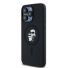 KARL LAGERFELD KLHMP15XSCMKCRHK IPHONE 15 PRO MAX 6.7" CZARNY/BLACK HARDCASE SILICONE KARL & CHOUPETTE RING MAGSAFE