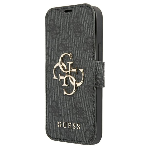 Guess GUBKP13L4GMGGR iPhone 13 Pro / 136,1" szary/grey book 4G Big Metal Logo