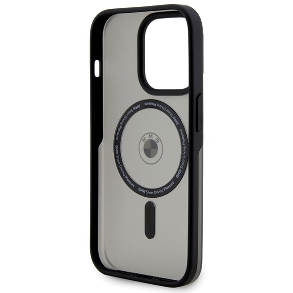 Case BMW BMHMP14XDSLK iPhone 14 Pro Max 6.7" black/black hardcase Signature MagSafe