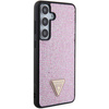 Guess GUHCS24MHDGPPP S24+ S926 różowy/pink hardcase Rhinestone Triangle