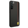 Etui Ferrari On Track Carbon Stripe na Samsung Galaxy S22+ - czarne