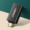 Ugreen adapter przejściówka micro USB - USB 2.0 OTG biała (US195)