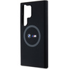 Etui BMW M Silicone Printed Ring MagSafe na Samsung Galaxy S24 Ultra - czarne