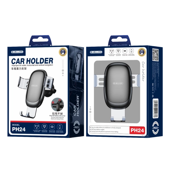 JELLICO uchwyt samochodowy grawitacyjny PH24 Czarny