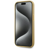 Etui Karl Lagerfeld Wrinkled Metal       Signature do iPhone 15 złoty