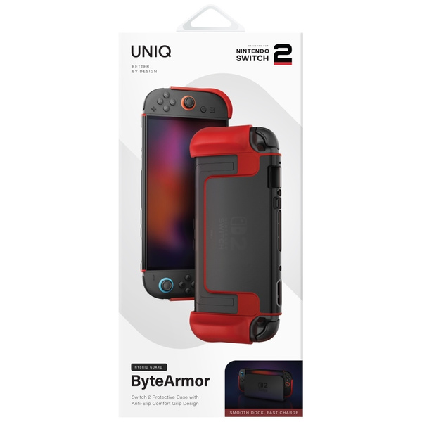 Etui UNIQ Hybrid Bytearmor do Nintendo   Switch 2 czerwony