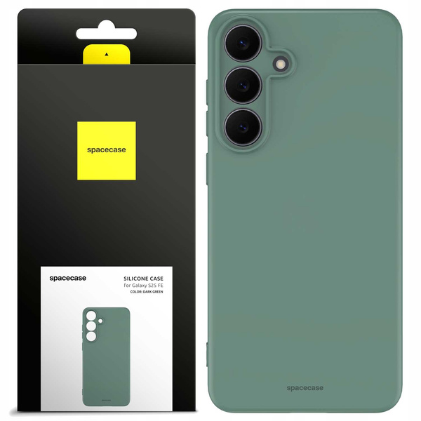 Spacecase Etui Silicone Case 3.0 Galaxy S25 FE dark green