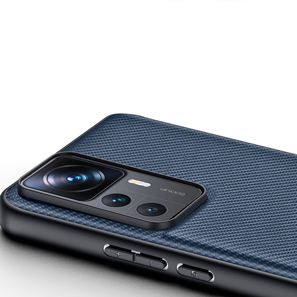 DUX DUCIS FINO CASE FOR XIAOMI 12T PRO / XIAOMI 12T COVER WITH SILICONE FRAME BLUE
