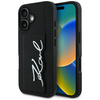 Etui Karl Lagerfeld HC Grained PU         Cardslot Metal Signature do iPhone 16 czarny