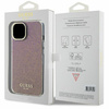 Guess GUHCP15SHDECMP iPhone 15 / 14 / 13 6.1" różowy/pink hardcase IML Faceted Mirror Disco Iridescent