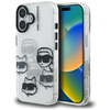 Etui Karl Lagerfeld IML Multi K&C Head   Pattern do iPhone 16 przezroczysty