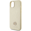 Guess GUHCP15SPS4DGPD iPhone 15 / 14 / 13 6.1" złoty/gold hardcase Leather 4G Metal Logo Strass