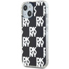 DKNY DKHCP15SHDLCEK iPhone 15 / 14 / 136.1" czarny/black hardcase IML Checkered Mono Pattern