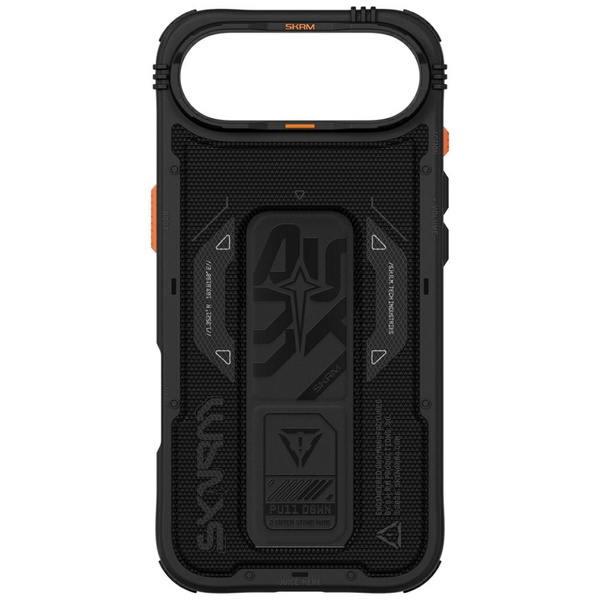 Etui Skinarma Phantom do iPhone 17 Air   Magnetic Charging + Grip Stand czarny