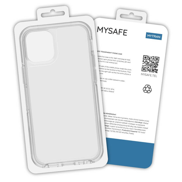MYSAFE CASE SLIM 2MM IPHONE 13 MINI TRANSPARENT BOX
