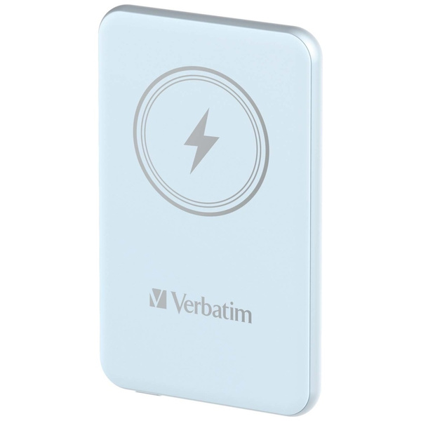Verbatim Powerbank indukcyjny `n` Go 15W5000mAh Wireless Magnetic niebieski/blue 32242