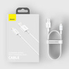 BASEUS SUPERIOR CABLE USB - LIGHTNING 2,4A 1 M WHITE (CALYS-A02)