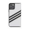 Adidas OR Booklet Case PU iPhone12/12 Pro 6,1" biało czarny/white black 42248