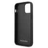 Etui Mercedes Leather Perforated Area na iPhone 12 Pro Max - czarne