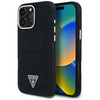 Etui Guess Denim Triangle Logo MagSafe   do iPhone 16 Pro Max czarny