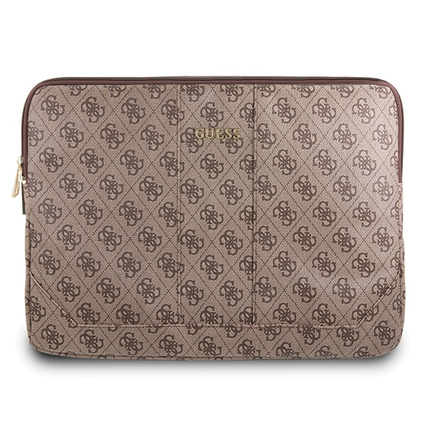 Guess Sleeve GUCS134GB 13" brązowy/brown 4G UPTOWN