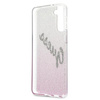 Guess GUHCS21MPCUGLSPI S21+ G996różowy/pink hardcase Glitter Gradient Script