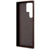 Guess GUHCS23LG4GFBR S23 Ultra S918brązowy/brown hard case 4G Metal Gold Logo