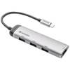 Verbatim Adapter Hub USB-C - 4xUSB-A 3.2 aluminiowy/aluminum 49147