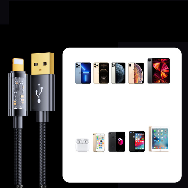 JOYROOM USB TYPE C CABLE - LIGHTNING FAST CHARGING POWER DELIVERY 20 W 1.2 M BLACK (S-UL012A12)