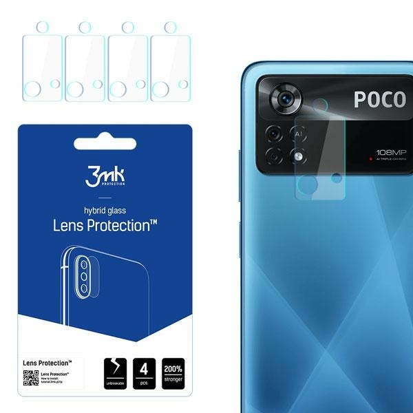 3MK LENS PROTECT XIAOMI POCO X4 PRO 5G CAMERA PROTECTION 4 PCS