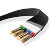 USAMS Kabel zwijany U1 2w1 1m czarny/black (lightning/microUSB) SJ192USB01 (US-SJ192)