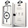 Etui Karl Lagerfeld IML Karl's Head MagSafe na iPhone 15 Pro - przezroczyste