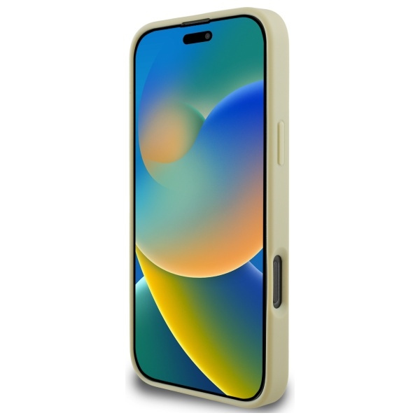 Guess GUHMP16XPSAPSMED iPhone 16 Pro Max6.9" złoty/gold hardcase Saffiano Peony Classic Logo MagSafe