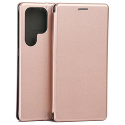 Beline Etui Book Magnetic Samsung S25    Ultra różowo-złoty/rose gold