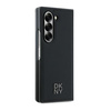 DKNY DKHMZFD6PSMCSLK Z Fold6 F956czarny/black Magsafe Plain Leather Metal Stack Logo