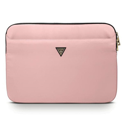 Guess Sleeve GUCS13NTMLLP 13" różowy/pink Nylon Triangle Logo