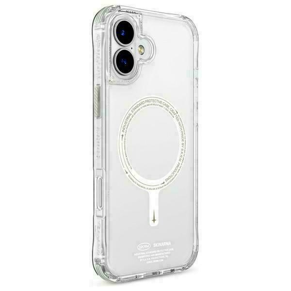 Skinarma etui Saido iPhone 16 6.1"        Magnetic Charging zielony/green (niteglow)